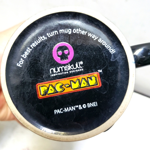 Pac-Man numskull 💀 retro game style coffee mug ☕ tea cup kitchen home decor - Picture 6 of 6